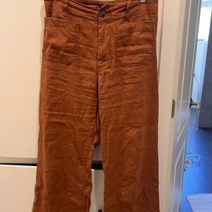 Anthropologie Men's Corduroy Trousers in Burnt Orange